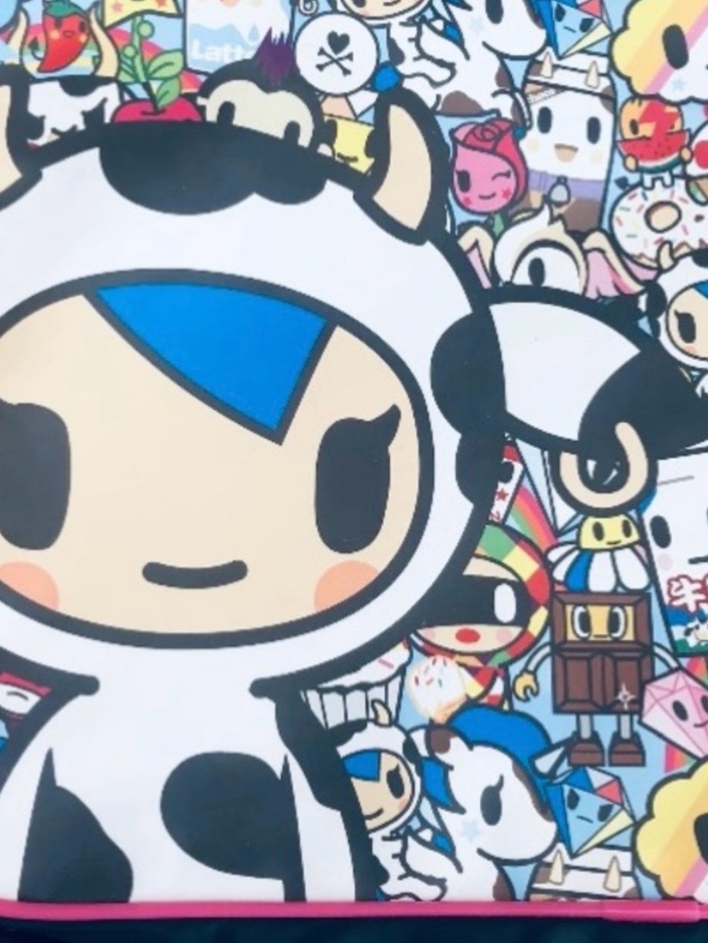 Tokidoki Crossbody Messenger Bag - Colorful Character Print - Picture 6 of 9